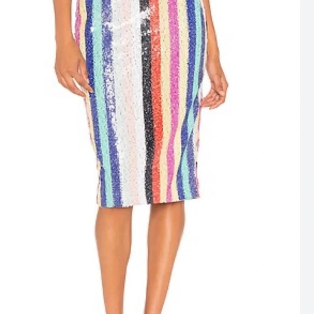 Penelope Midi Skirt in Rainbow Multi
Mestiza New York Sz 4 NWY - Picture 2 of 6